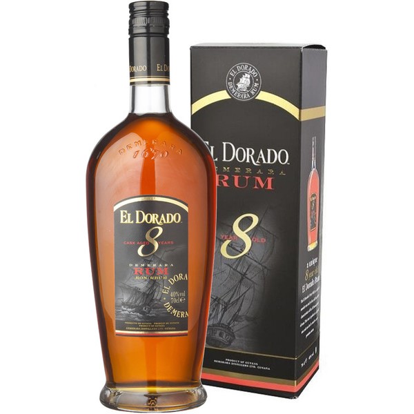 Rum El Dorado 8 ročný v kartóniku