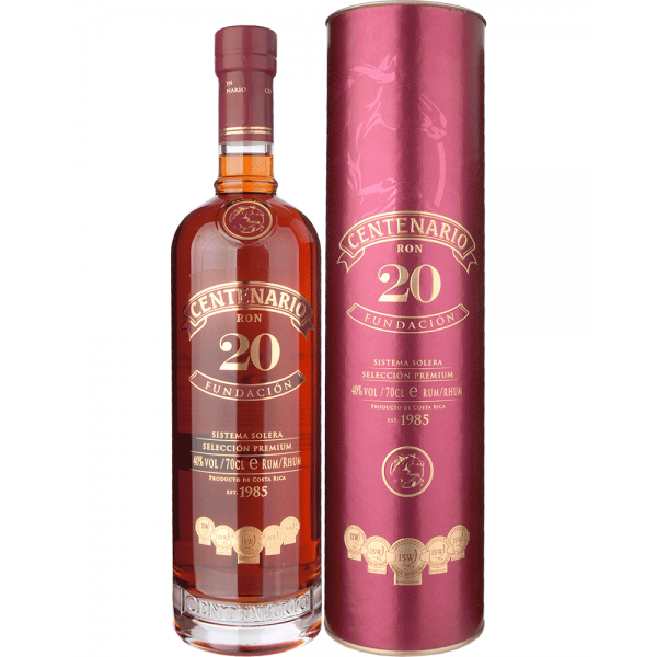 Rum Centenario Fundation Reserva Especial 20 ročný