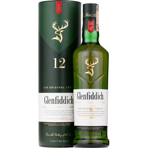 Whisky Glenfiddich 12 ročná