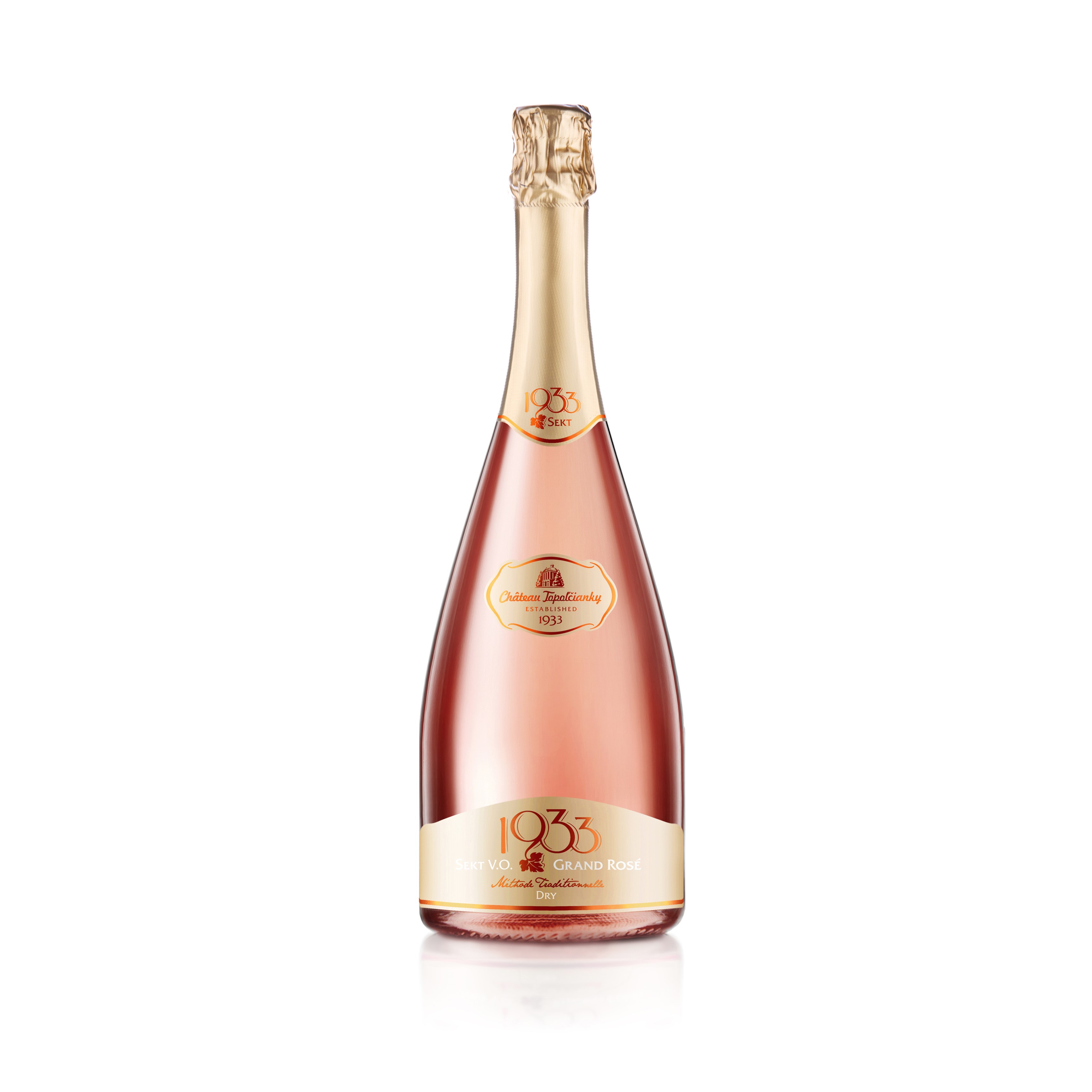 Víno Topoľčianky - Sekt 1933 Grand Rosé Dry