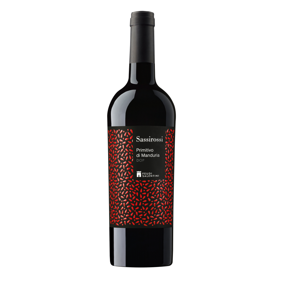 Víno Feudi Salentini - Sassirossi - Primitivo di Manduria DOP