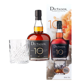 Rum Dictador 10 ročný + pohár